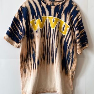 Tie dyed WVU tee shirt